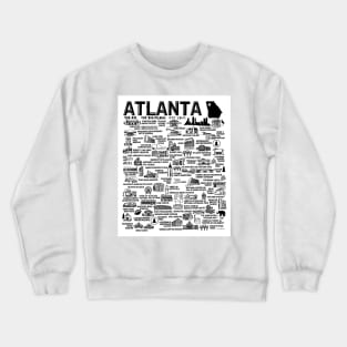 Atlanta Map Crewneck Sweatshirt